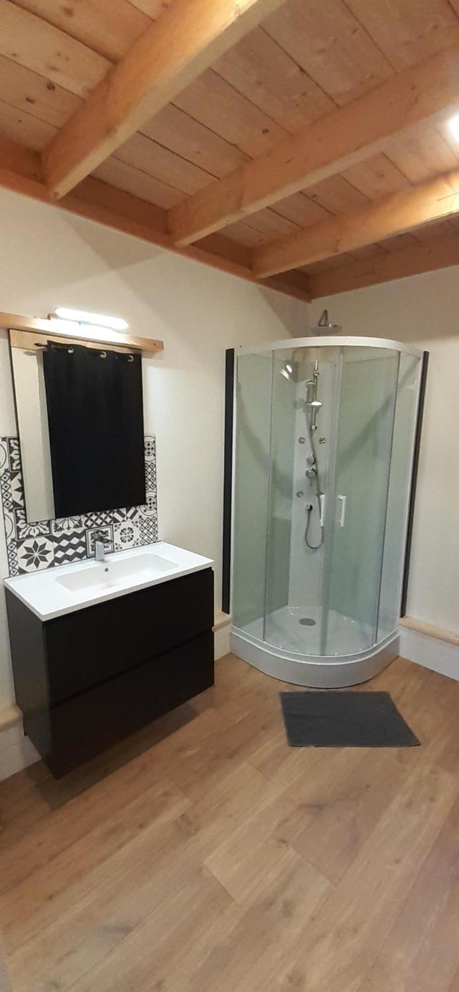 Chalets De Pont Cob Avec Spa Gouézec Extérieur photo