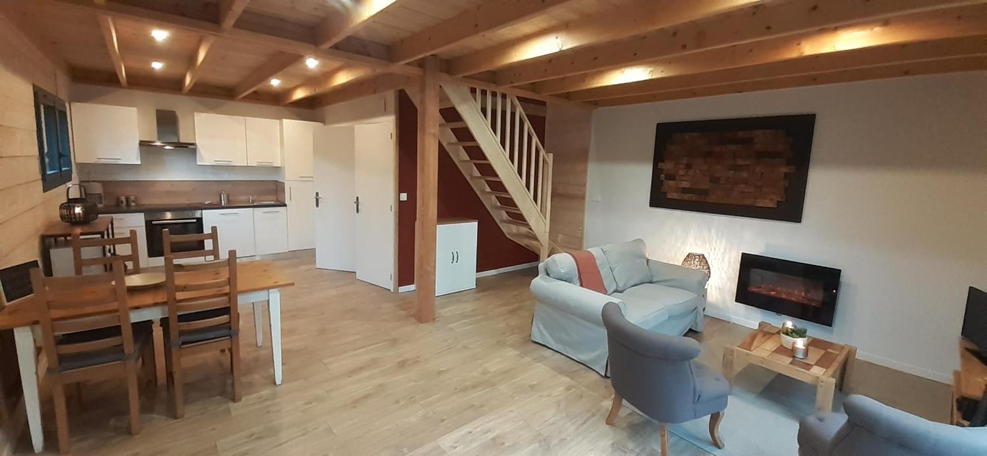 Chalets De Pont Cob Avec Spa Gouézec Extérieur photo